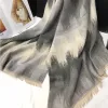 New order style scarves wholesale e-commerce live streaming, small stock in stock, bright silk graffiti check pattern supply chain Item Picture